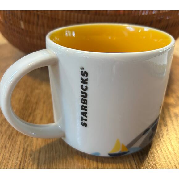 Starbucks “You Are Here”Collection Maryland Mug Cup 14 fl oz Crab Harbor Scene - Picture 5 of 5